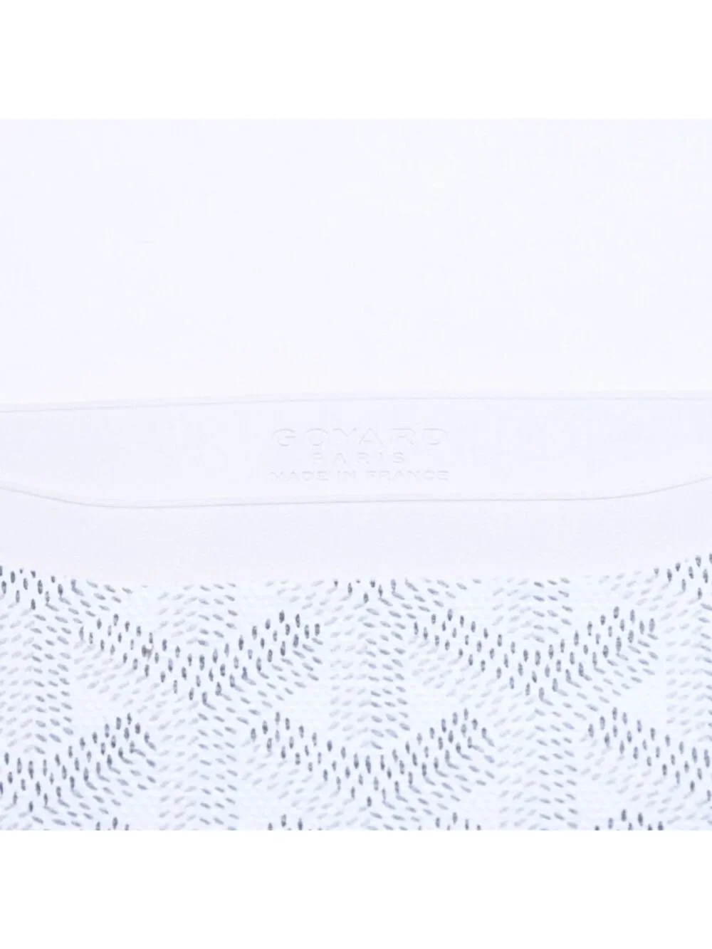Goyard Saint Sulpice Card Case White Vauzel Calfskin